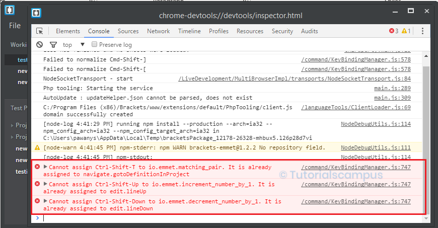 bracket emmet short menu extension