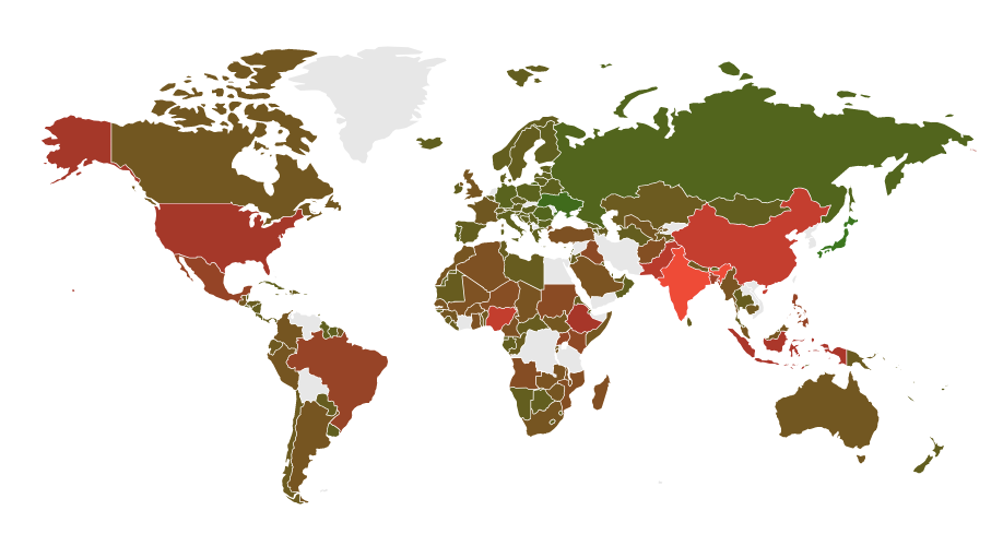 Clickable world map