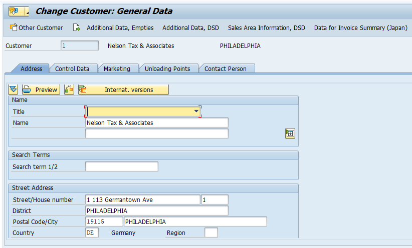 Verify Customer User exits