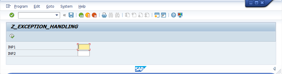 Exception handling example output