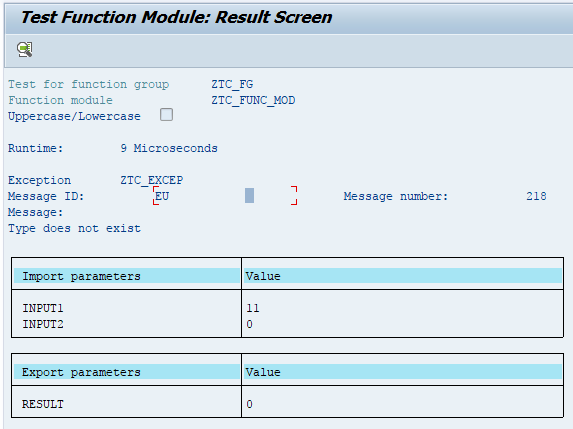 C export function. ABAP почему exporting меняется на importing.