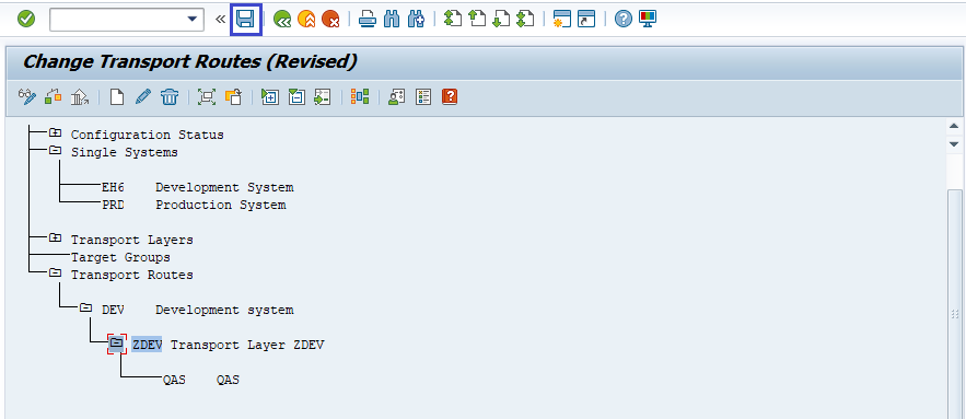 Configuring Transport Routes