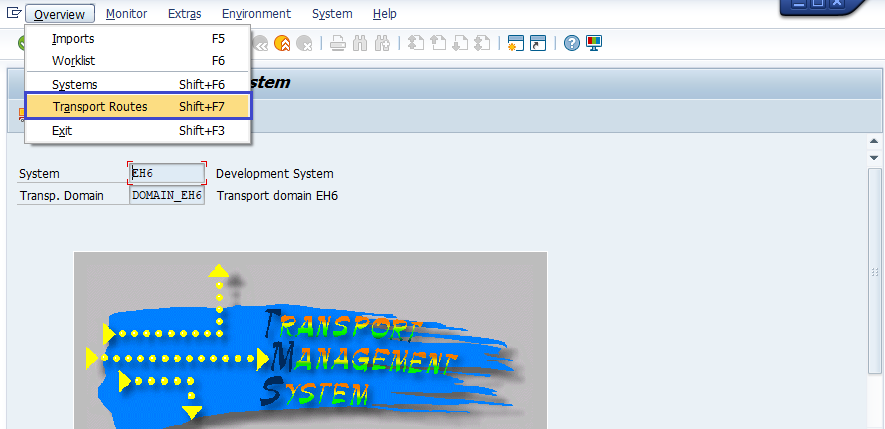 Configuring Transport Routes