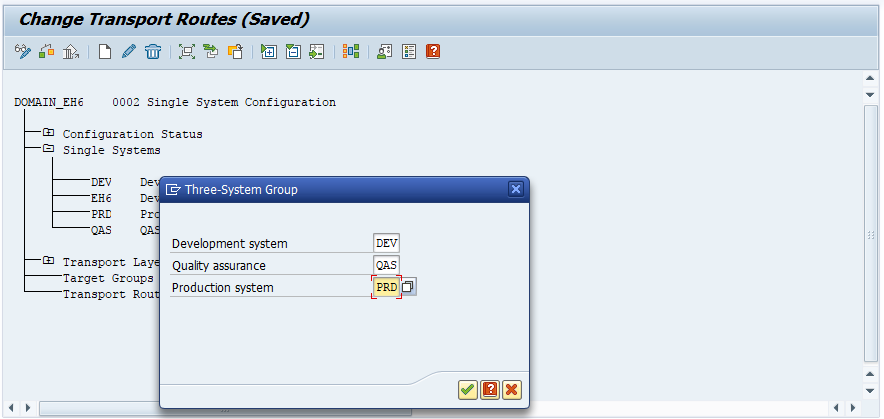 Configuring Transport Routes