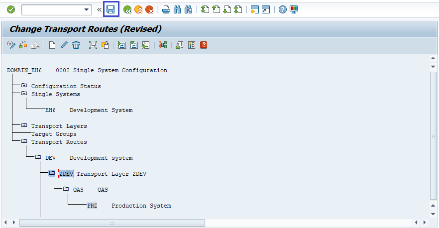 Configuring Transport Routes