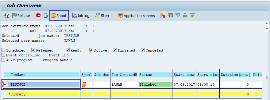 Monitoring Background Job