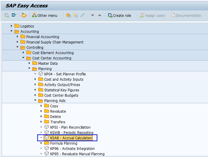 Accrual calculation