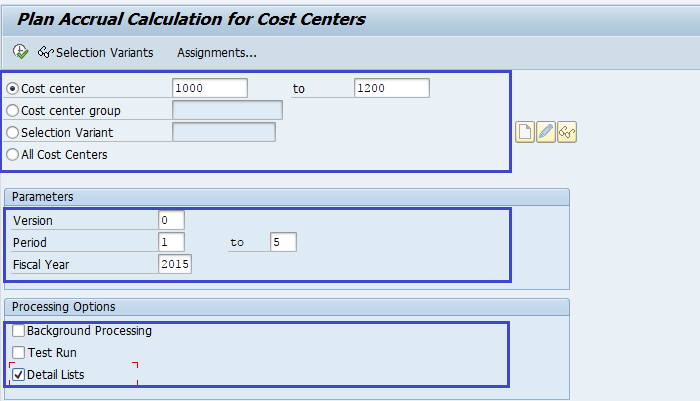 Accrual calculation