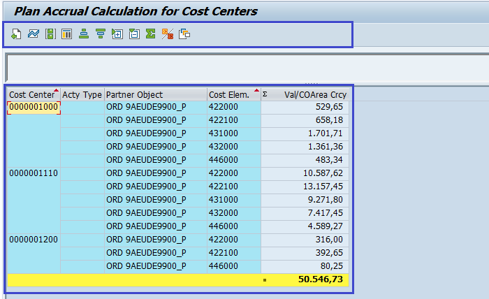 Accrual calculation