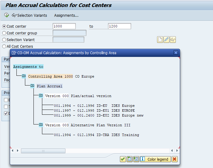 Accrual calculation