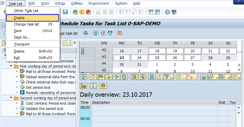 Schedule manager