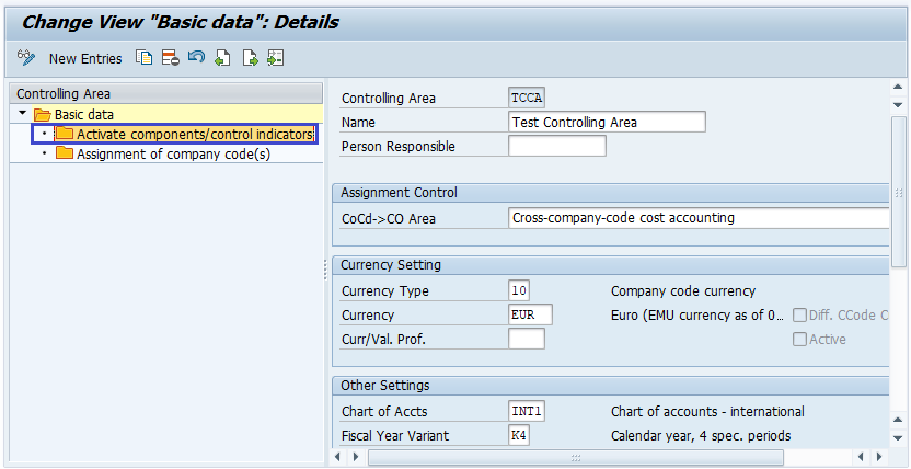 Activate Controlling Area And Submodules