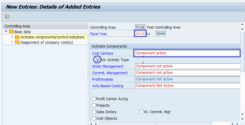 Activate Controlling Area And Submodules