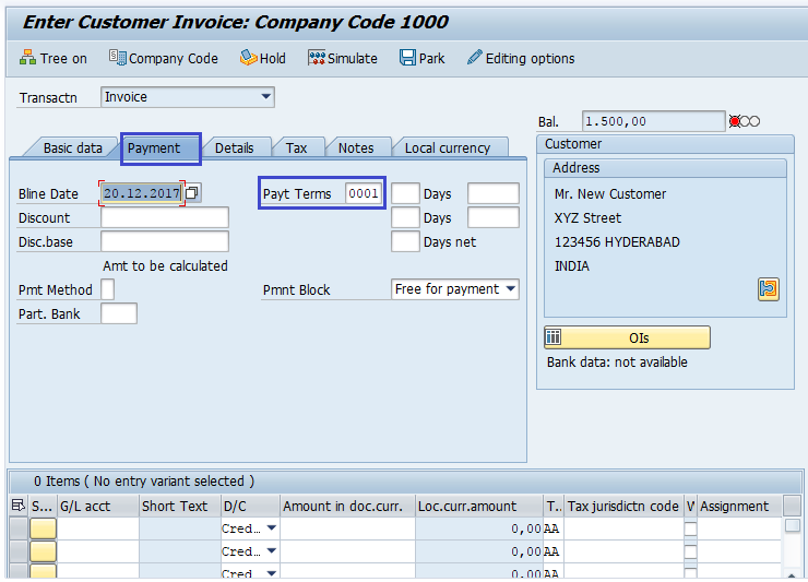 Post Sales Invoice