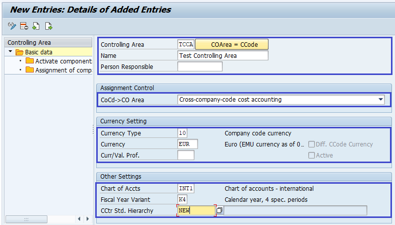 Maintaining Controlling Area