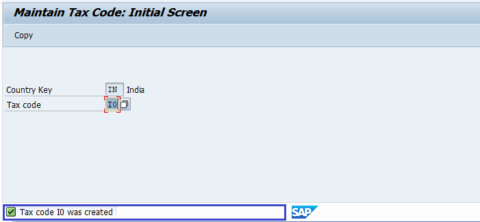 Assign Tax code to Non taxable transactions