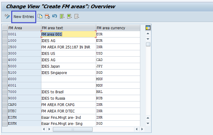 Financial Management Area