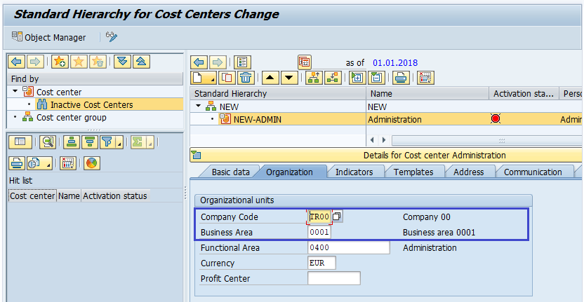 how-to-create-a-cost-center-in-sap-using-tcode-ks01