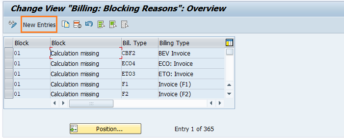 Create Blocking Reason