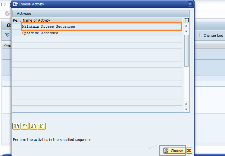 Define access sequences