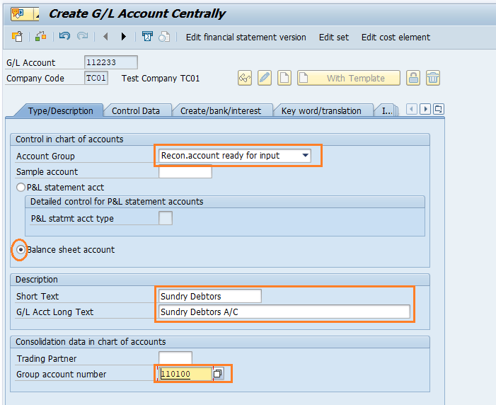 Define sundry debtor account