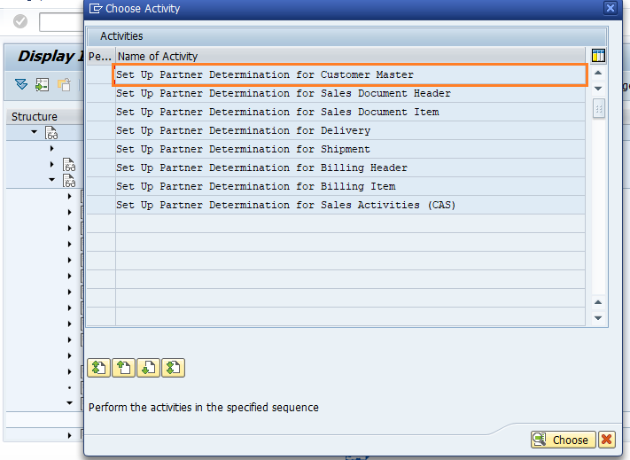 Setup partner determination procedure