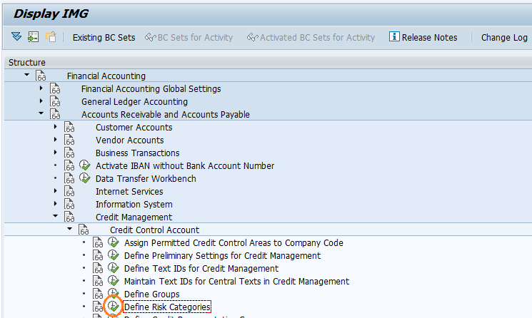 Define risk categories