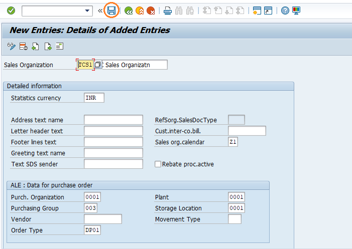 Define sales organization