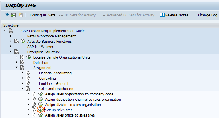 Define sales area