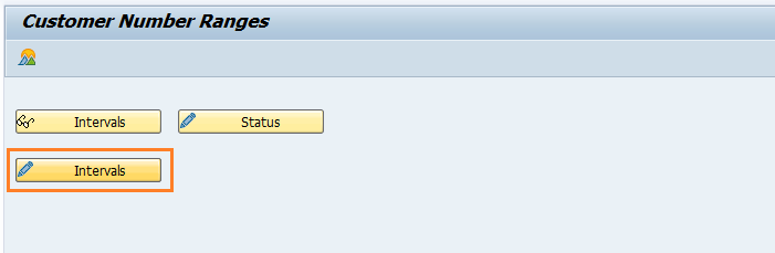 Define number ranges for Customer Account Group