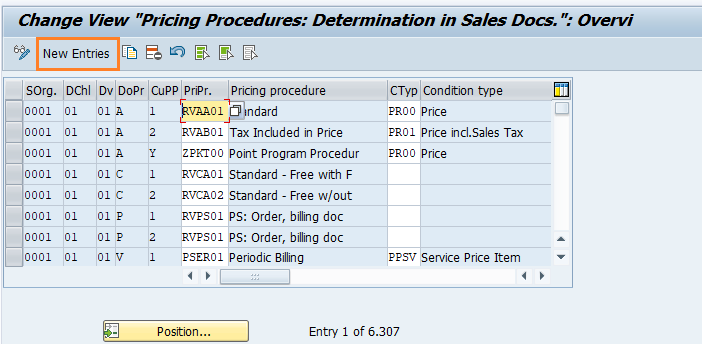 pricing assignment in sap