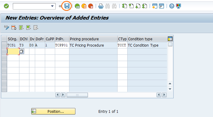 Define pricing procedure determination